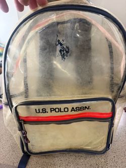 Us polo backpack see through