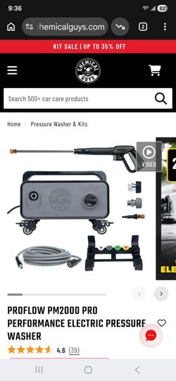 Chemical guys EQP408 pressure washer