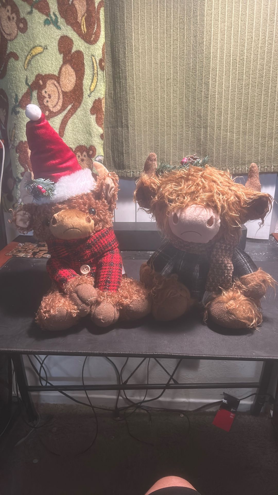 Moose/Reindeer Christmas Decorations Plush