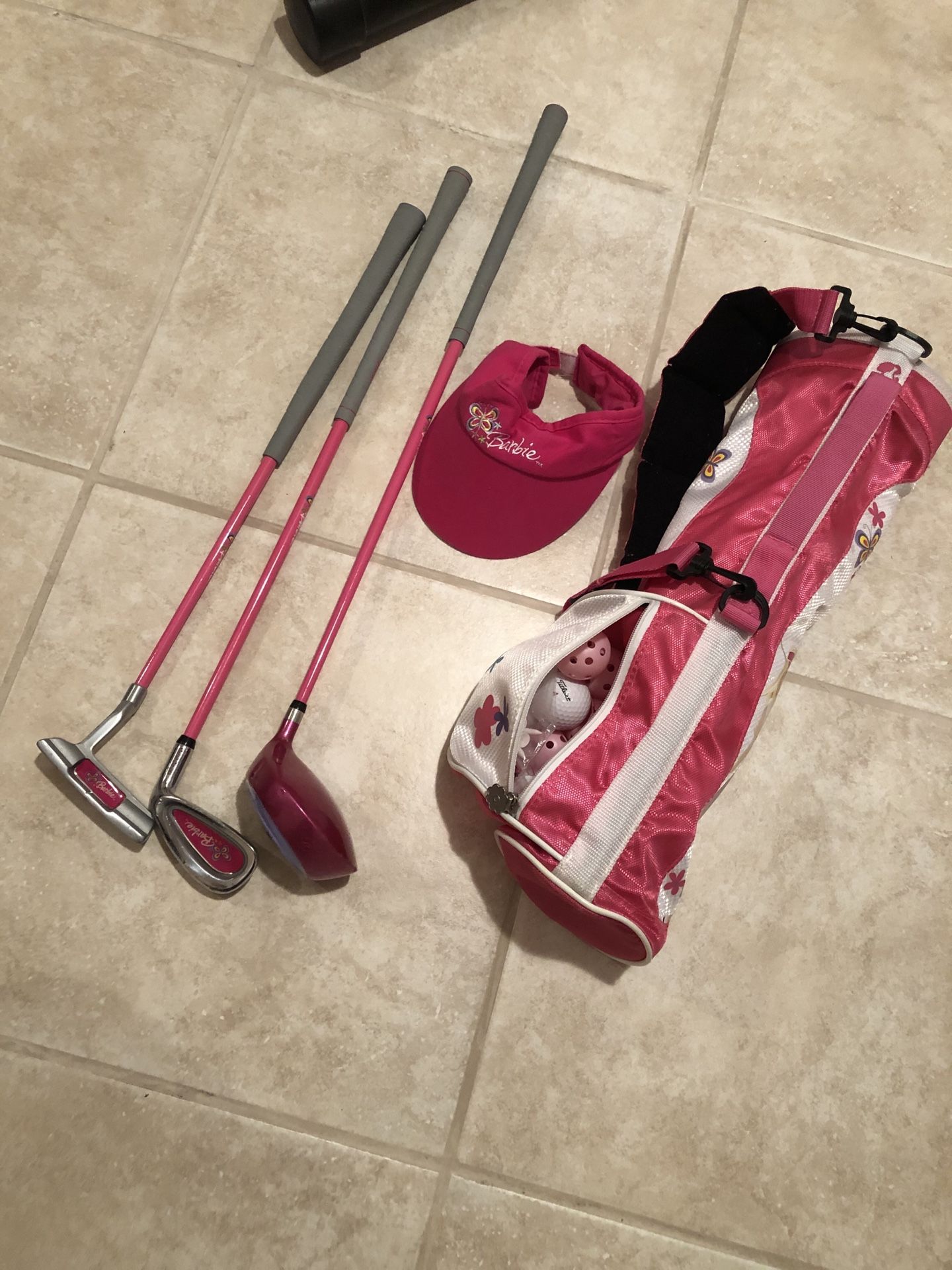 Barbie golf set