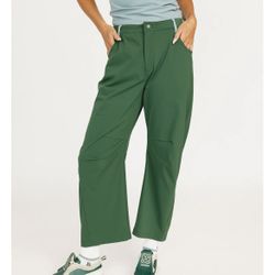 Fore All Bennett Barrel Pant, Green, Small, NWT