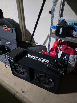 Dual 12s subwoofer bundle