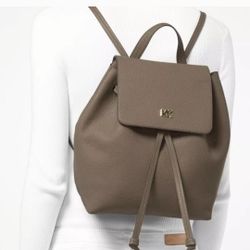 Michael Kors Junie Leather Backpack 