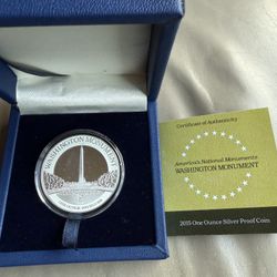 2015 1oz Proof Silver Coin America National Monument 