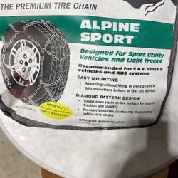 Tire Chain For Snow. Brand New I bought It for my Honda Odyssey.