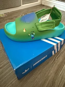 Adidas X Minecraft Adiform Adilette Sandals slides