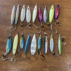 Slow Pitch Jigging Fishing Tackle Lot 