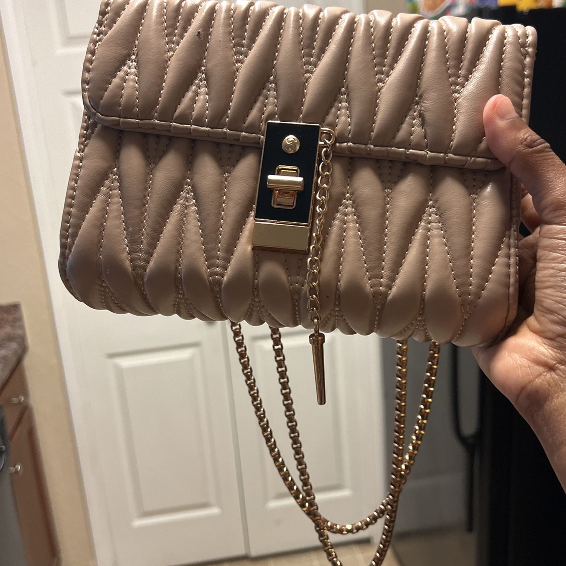 Tan Leather Purse 