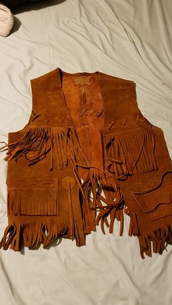 Vintage rawhide vest mens small/ medium