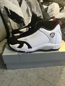 Air Jordan 14 Retro Black Toe Sneakers