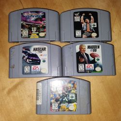 Nintendo 64 Games N64 Cartridge Game Collection Bundle Lot
