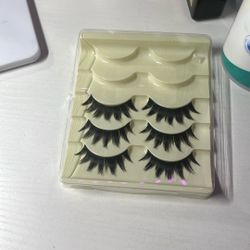 3 pairs thick manga lashes