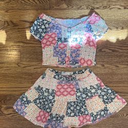 Cute Top With Skorts 