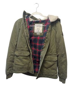 Green Hollister Coat