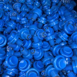 Short Blue Buttons $1 Each 