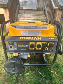 NEW Firman 6700 Watt Generator