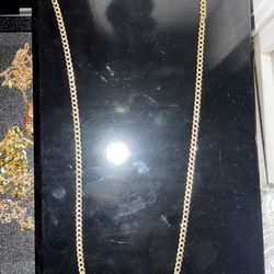 14 Kt Cuban Gold Chain