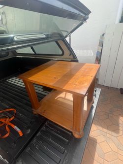 Oak Coffee Table & End Table