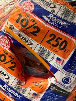 10/2 Wire 250ft Copper Cable New Roll  (price Is Firm )