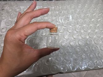 Bulk Lot of  Mini Glass Vials (5ml) with Cork Stoppers