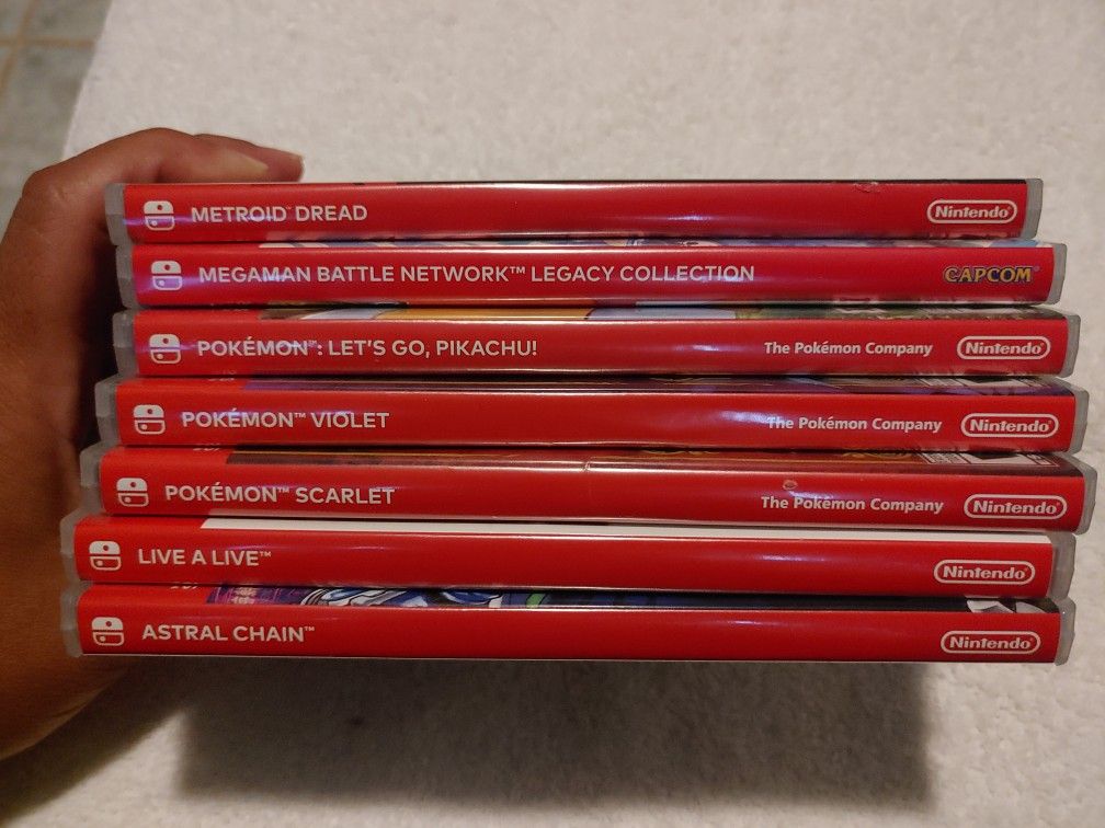 *NINTENDO SWITCH* AUTHENTIC GAME CASES (GREAT CONDITION)