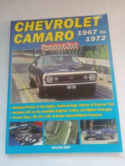 67 To 72 Camaro History Book