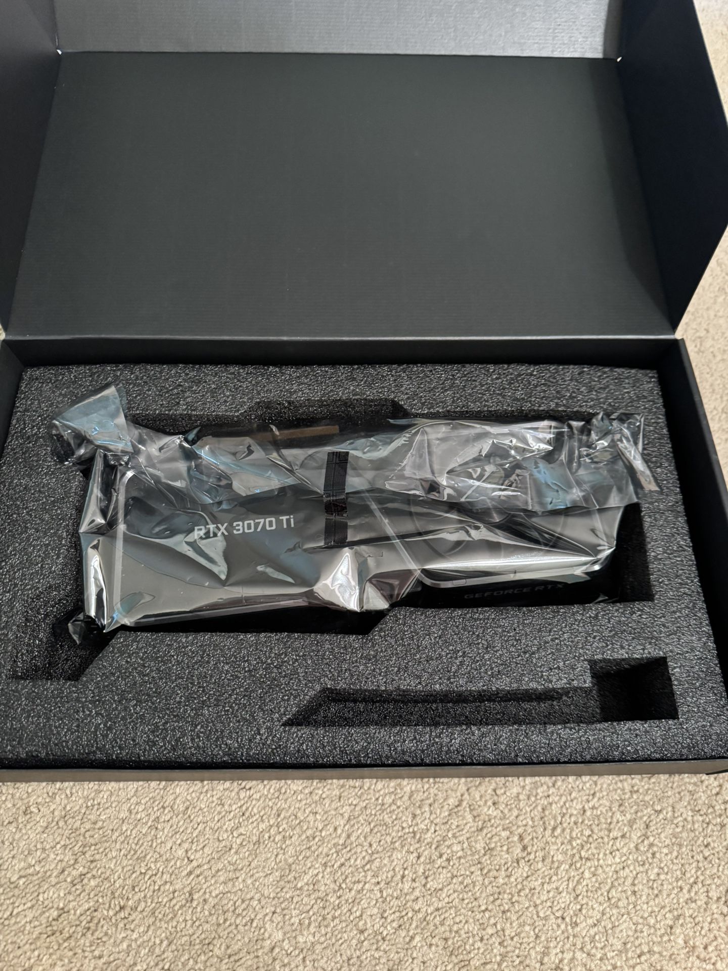 Graphics card is an Asus RTX 3070 Ti Founders Edition