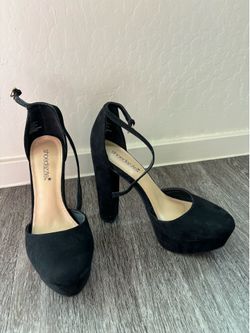 Black High Heels Size 8