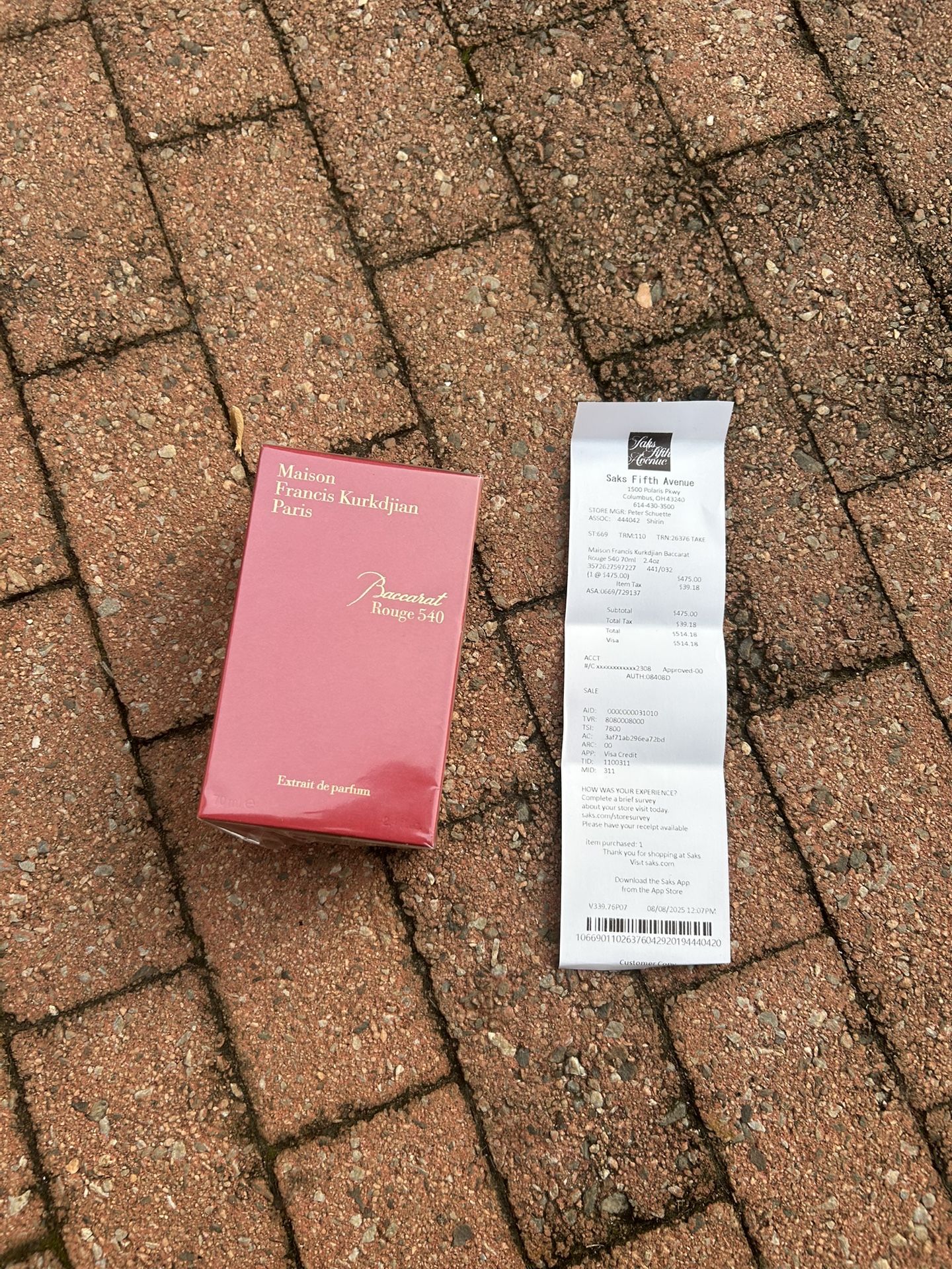 Baccarat Rouge 540 EDP Spray Unisex Red 3.4fl oz Brand New