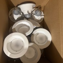 6” Reassessed Lights 12 Soft White CREE Paid $30 Each Selling All For $30 Didn’t Use 