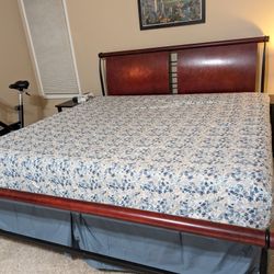 Bedframe, Box And Dresser