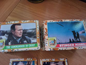 Desert Storm Trading Cards. Series 1&2