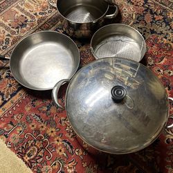 Pot, Pan, 2 Steam Baskets