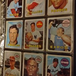 1969 Topps Baseball Cards 