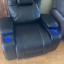 Faux Leather Sofa Recliner