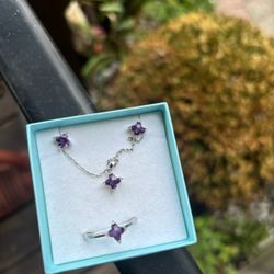 Amethyst Jewelry Set