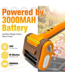 Electric grill cleaner