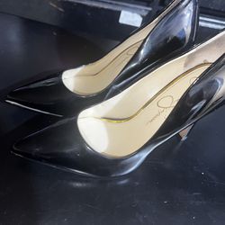 Jessica Simpson Glossy Fancy High Heels