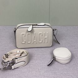 COACH cW540 men's embossed letter two-in-one camera bag