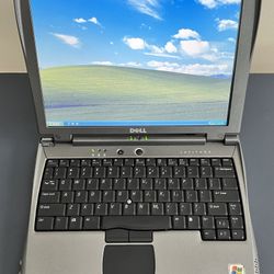 Vintage Dell Latitude C400. 12.1”. 1.2 GHz. 40 GB HDD. 1 GB Ram. Windows XP