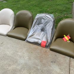 NEW Maria Yee Leather Dining Chair Seats