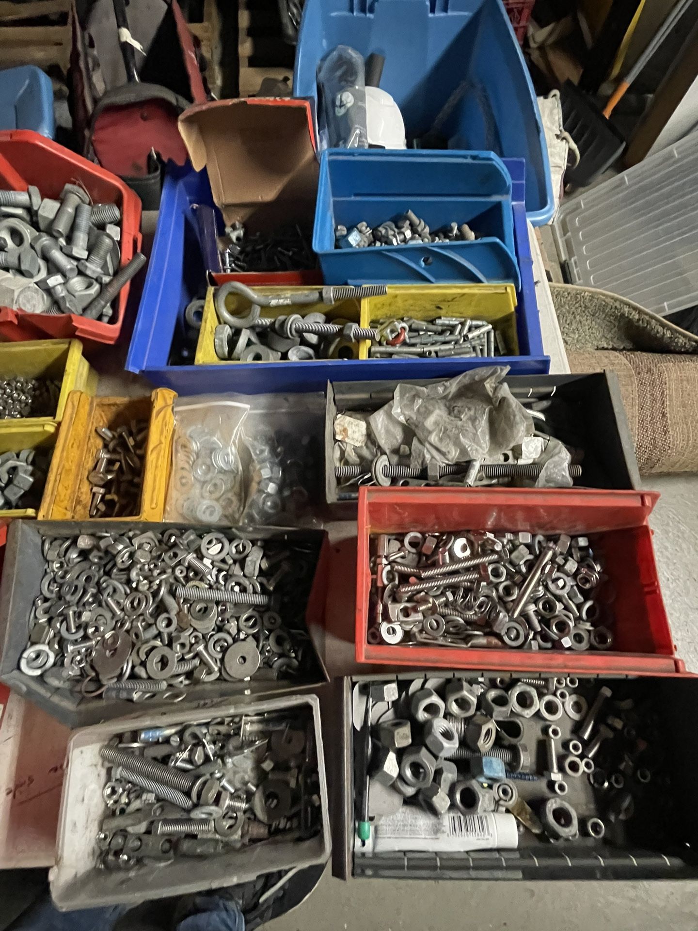 Assorted Hardware, Galvanized And Stainless.