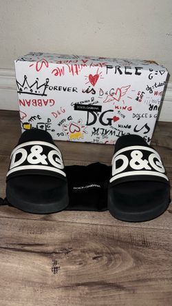 Authentic Dolce & Gabbana Women Slides Size 38