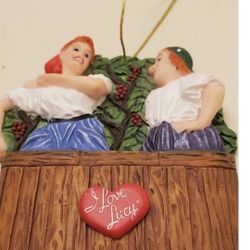 I LOVE LUCY CHRISTMAS ORNAMENT NEW
