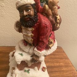 Black Santa Figurine