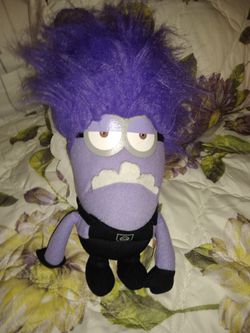 Purple minion plushie