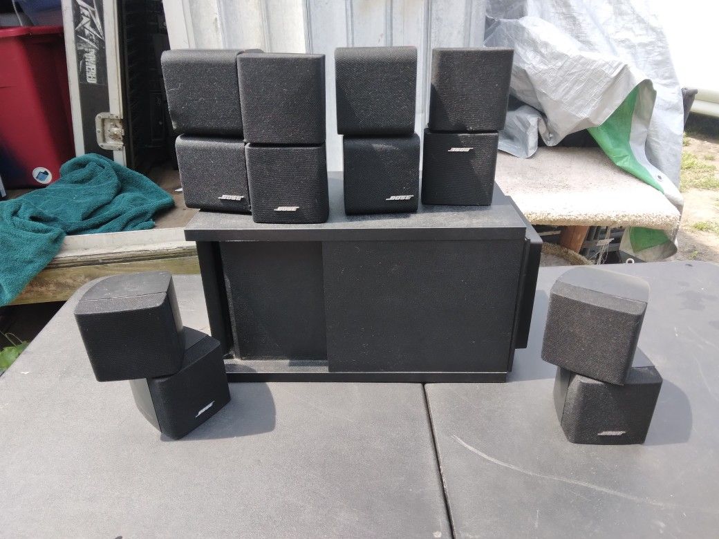 Complete Set Of Bose Speakers