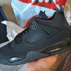 Air Jordan Black Cat 4s Size 9