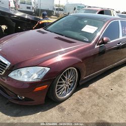 Parts are available  from 2 0 0 7 Mercedes-Benz S 5 5 0 