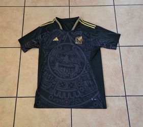 Men's Black Mexico Socccer Jersey - Size Large